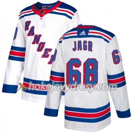 Pánské Hokejový Dres New York Rangers Jaromir Jagr 68 Bílá 2017-2018 Adidas Authentic